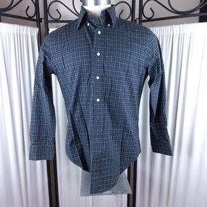 Lauren Ralph Lauren Classic Fit, Green Plaid‎ Shirt, Men's Size 16 - 34/35